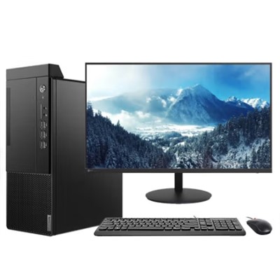 聯(lián)想(Lenovo) M450臺(tái)式計(jì)算機(jī)  商務(wù)辦公臺(tái)式機(jī) 主機(jī)+23.8顯示器 (i3-12100 16G 512G固態(tài) 23.8)